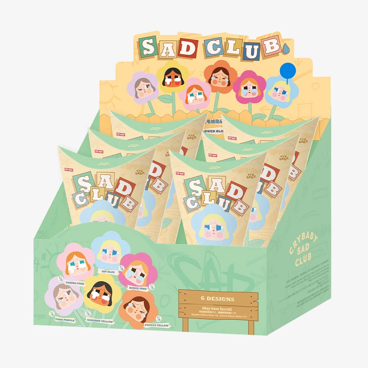 CRYBABY Sad Club Series-Plush Flower Blind Box 9 CRYBABY Sad Club Series-Plush Flower Blind Box - Image 9