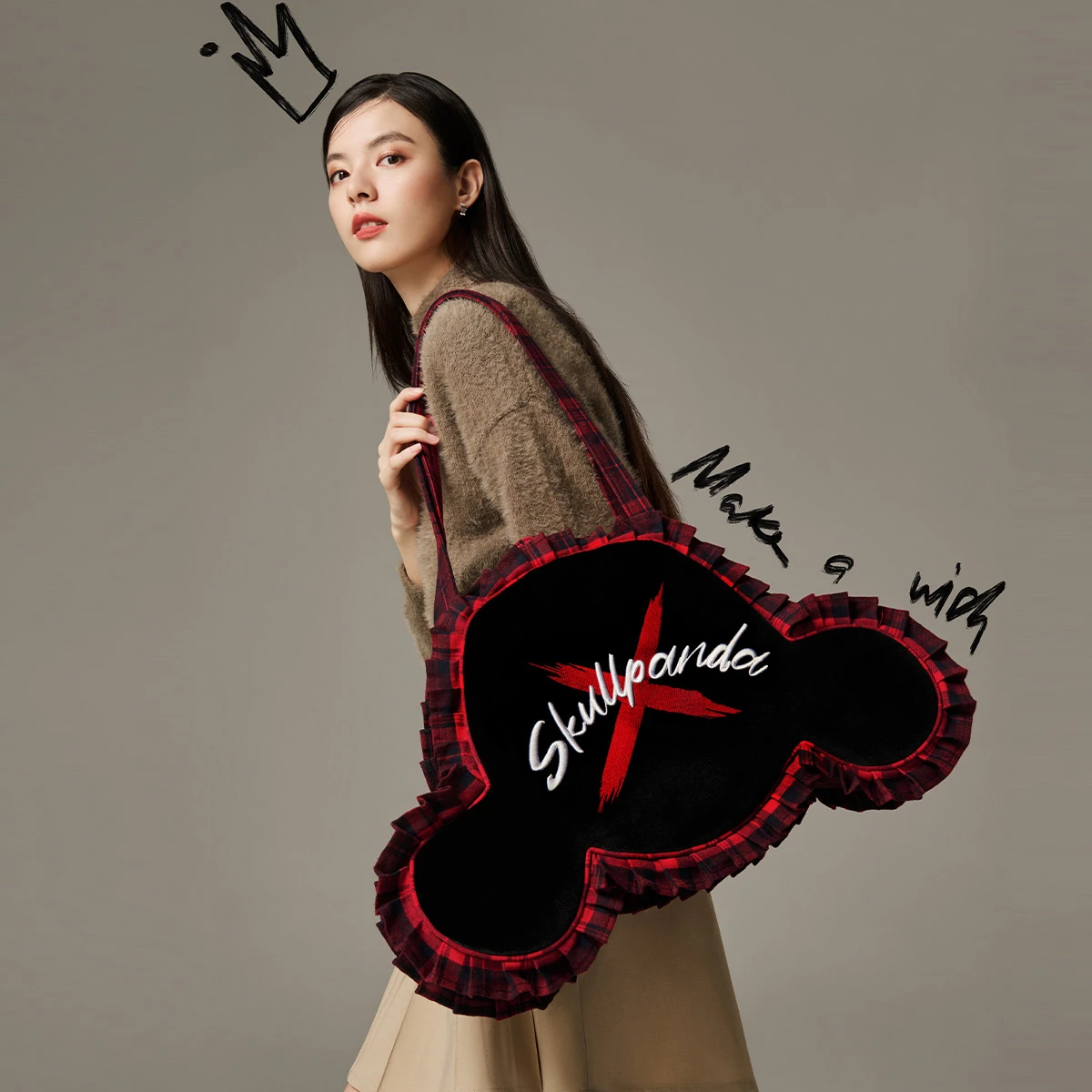 SKULLPANDA Tell Me What You Want Series Shoulder Bag 3 SKULLPANDA Tell Me What You Want Series Shoulder Bag - Image 3