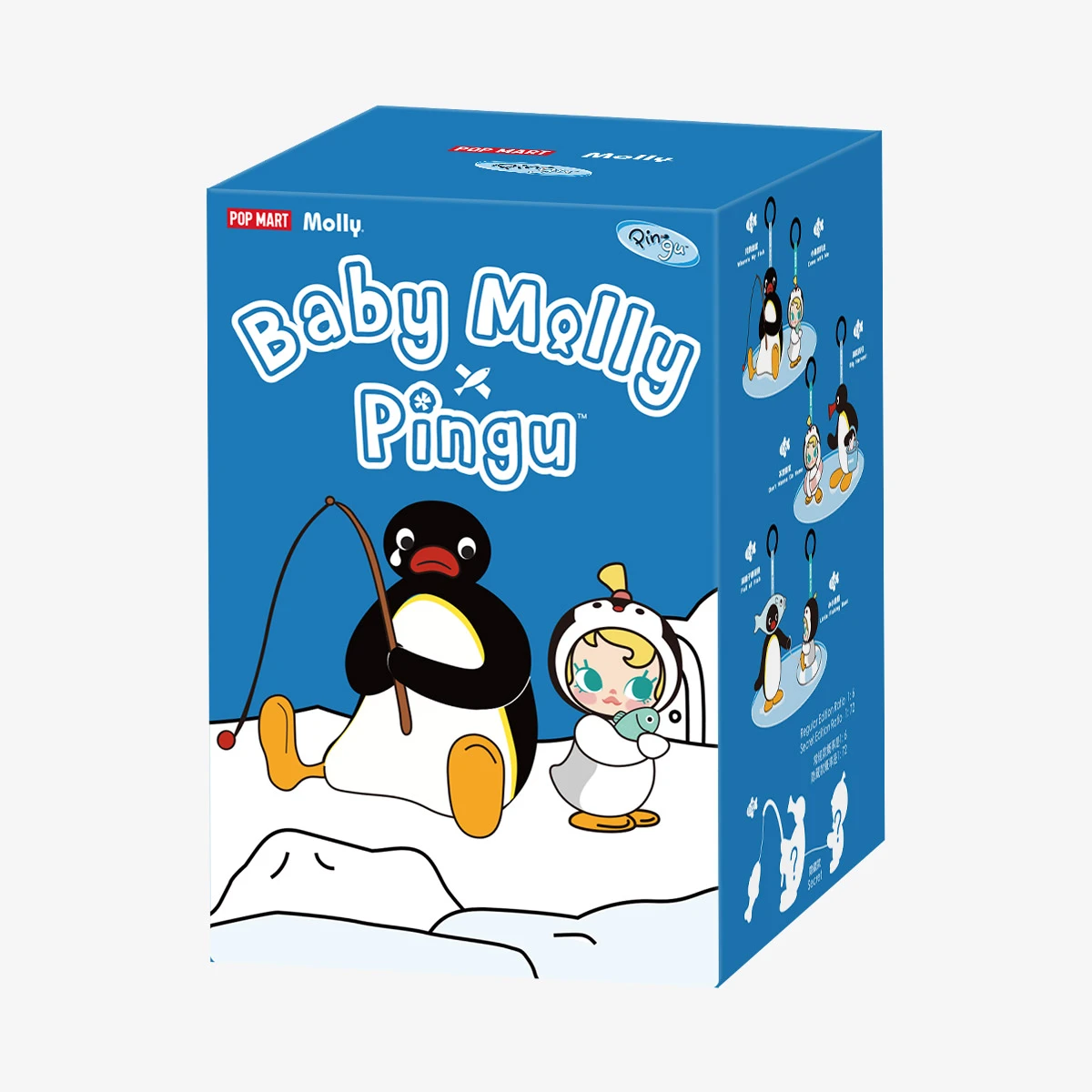 Baby Molly × Pingu Happy Fishing Series-Vinyl Plush Pendant Blind Box 9 Baby Molly × Pingu Happy Fishing Series-Vinyl Plush Pendant Blind Box - Image 9