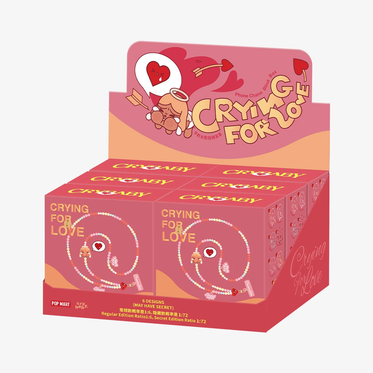 CRYBABY Crying For Love Series-Phone Charm Blind Box 9 CRYBABY Crying For Love Series-Phone Charm Blind Box - Image 9