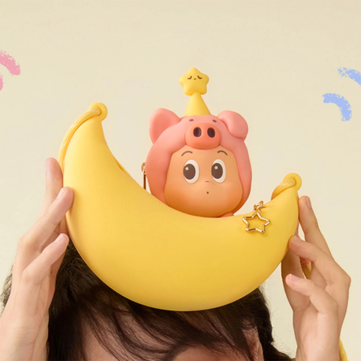 POP BEAN Pajama Party Twinkle Silicone Crossbody Bag 3 POP BEAN Pajama Party Twinkle Silicone Crossbody Bag - Image 3