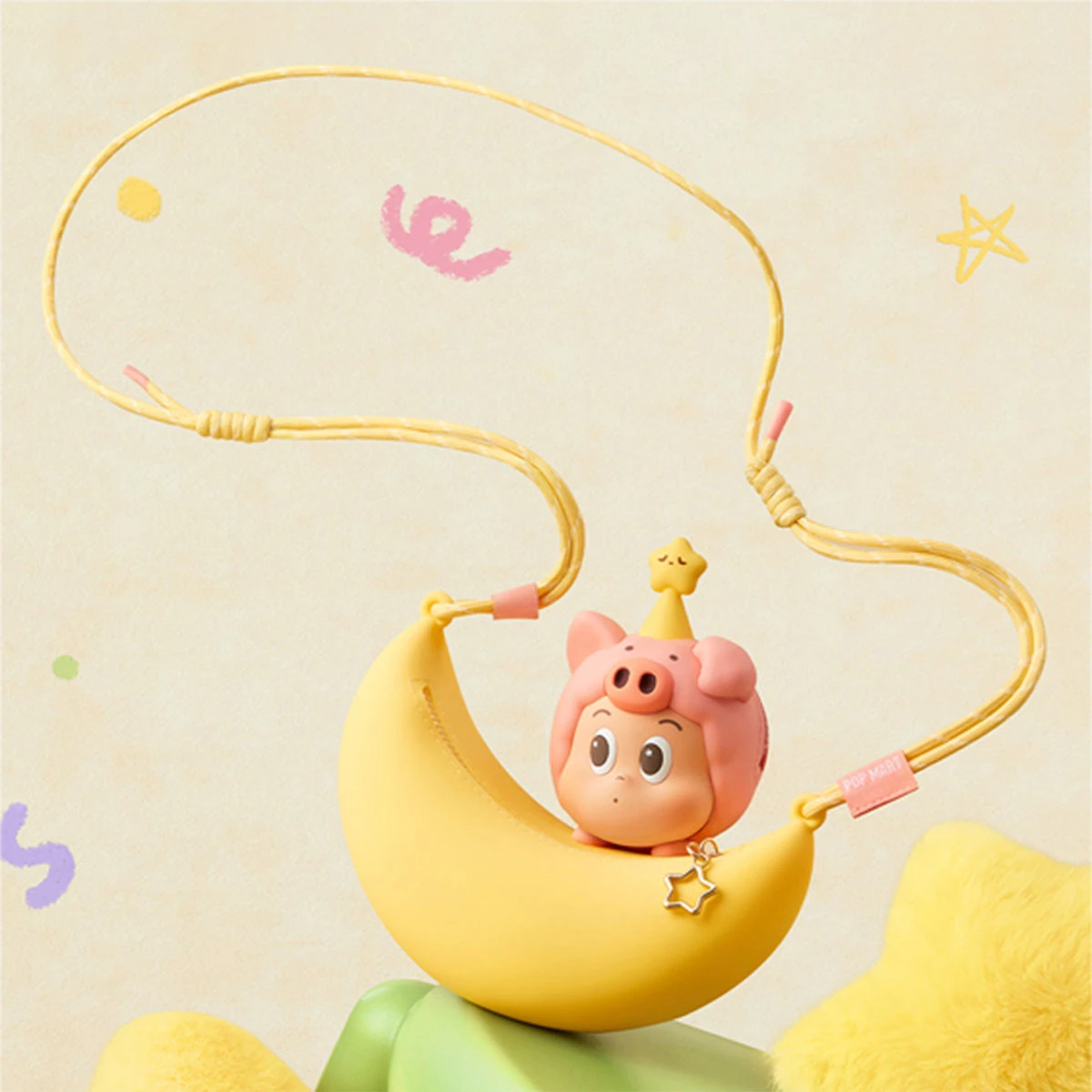 POP BEAN Pajama Party Twinkle Silicone Crossbody Bag 2 POP BEAN Pajama Party Twinkle Silicone Crossbody Bag - Image 2