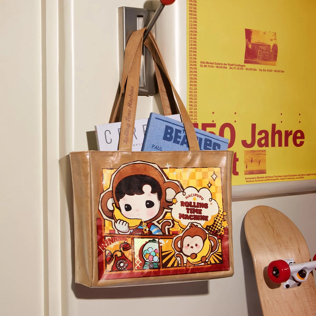 HACIPUPU Rolling Time Machine Series-Tote Bag 2 HACIPUPU Rolling Time Machine Series-Tote Bag - Image 2