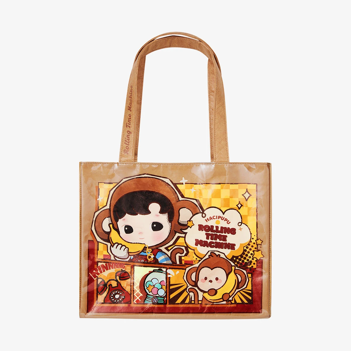 HACIPUPU Rolling Time Machine Series-Tote Bag 1 HACIPUPU Rolling Time Machine Series-Tote Bag
