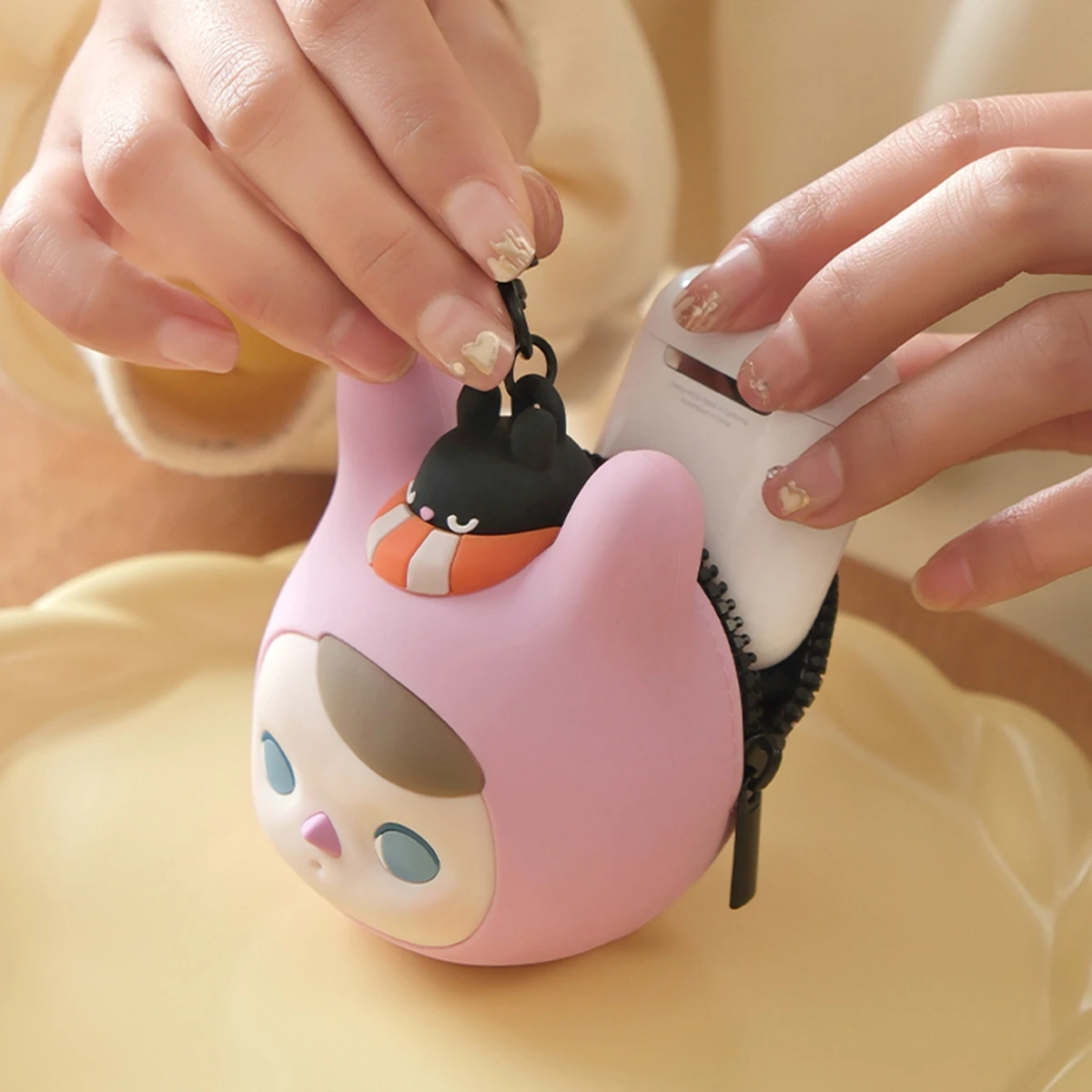 PUCKY Rabbit Cafe Series-Earphone Bag 5 PUCKY Rabbit Cafe Series-Earphone Bag - Image 5